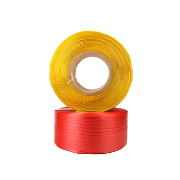 Géphez való PP csomagoló szalag, szélesség 12 mm, vastagság 12 mm, húzóerő 100 kg, görgő Ø40 mm, belső Ø20 mm