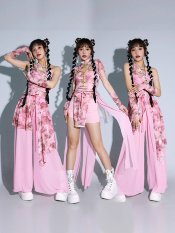 K-pop pozorišna odjeća za žene, Spandex tkanina, sadržaj 50-70%, proljeće 2025