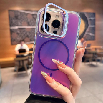 Carcasă de protecție pentru iPhone 14 Pro Max, finisaj spray acrilic, impermeabilă, anti-alunecare, atracție magnetică