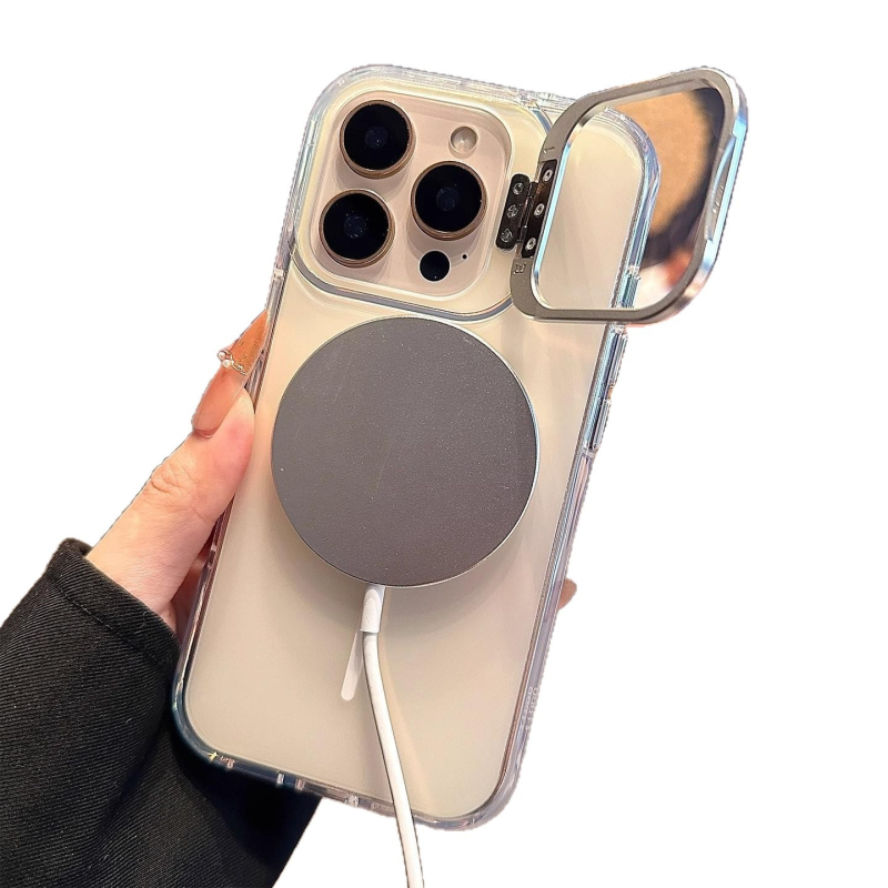 Carcasă de protecție pentru iPhone 14 Pro Max, finisaj spray acrilic, impermeabilă, anti-alunecare, atracție magnetică