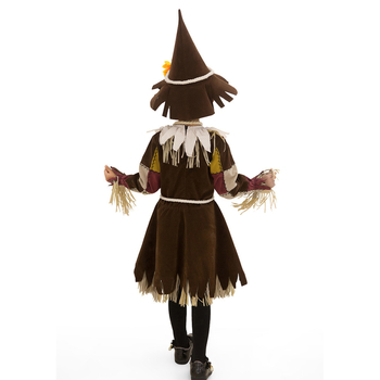 Odrasli Halloween cosplay kostim: Wizard of Oz Scarecrow, set roditelj-dijete, krzno i poliester za kazališne predstave