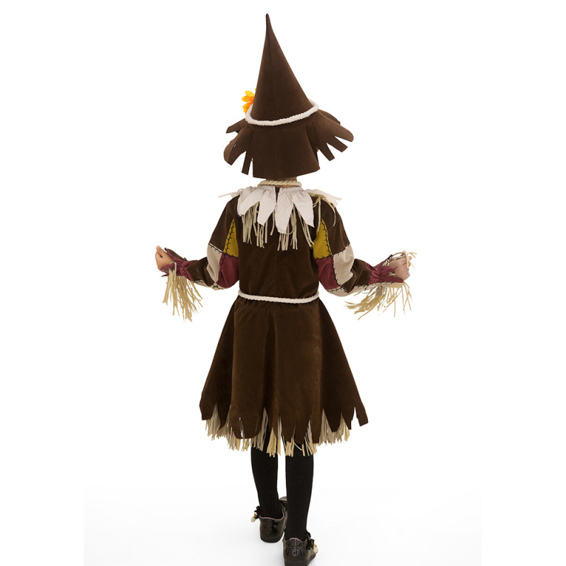 Odrasli Halloween cosplay kostim: Wizard of Oz Scarecrow, set roditelj-dijete, krzno i poliester za kazališne predstave