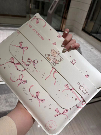 Husă interioară MacBook – PU impermeabil, model anime, unisex, ușoară