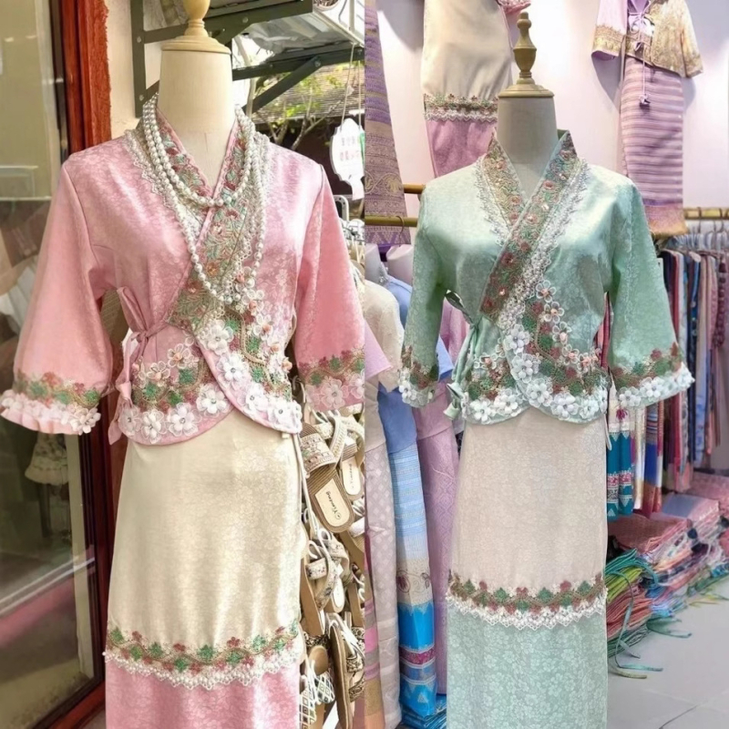 Női etnikus táncruha – anyag: akril, 90–95% összetétel, minta: 20213, bevezetés: 2025 tavasz