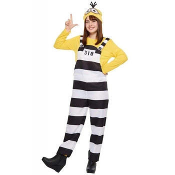 Hijalius Minions dvodijelni cosplay kostim za muškarce, poliester materijal, 95%+ poliester, bez ovratnika