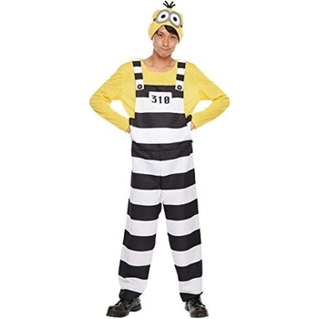 Hijalius Minions dvodijelni cosplay kostim za muškarce, poliester materijal, 95%+ poliester, bez ovratnika