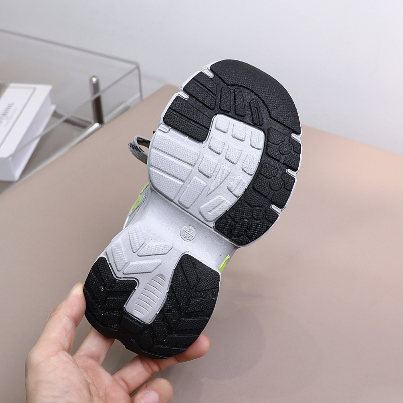 Dječje tenisice Dad Shoes, prozračni mrežasti gornji dio, lagane, otporne na habanje, Velcro zatvaranje, potplat od gume/EVA/PU