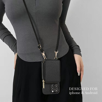 KACONE púzdro na iPhone s podstavcom — proti nárazu, proti otlačkom prstov, proti pádu, proti opotrebeniu, imitovaná koža, CNC spracovanie, pre radu iPhone 11–14