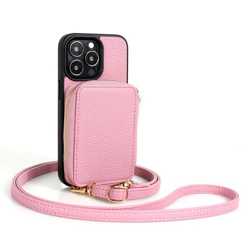 KACONE púzdro na iPhone s podstavcom — proti nárazu, proti otlačkom prstov, proti pádu, proti opotrebeniu, imitovaná koža, CNC spracovanie, pre radu iPhone 11–14