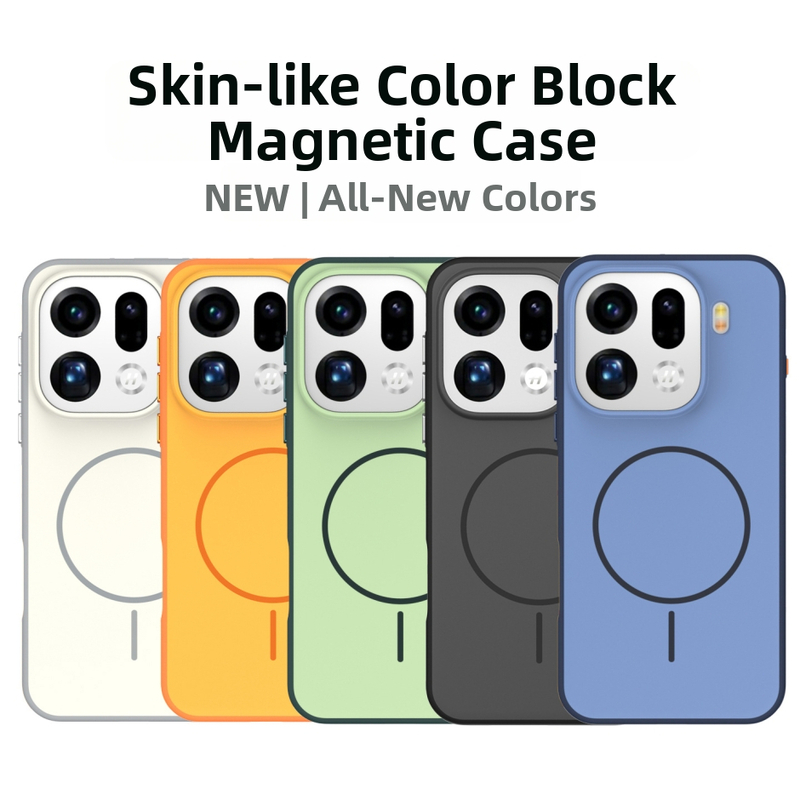 Fanrou ochranný obal pre OPPO Find X9 Pro – minimalistický štýl, matný povrch, 2-v-1 mäkký okraj a pevný zadný akryl, proti otlačkom prstov