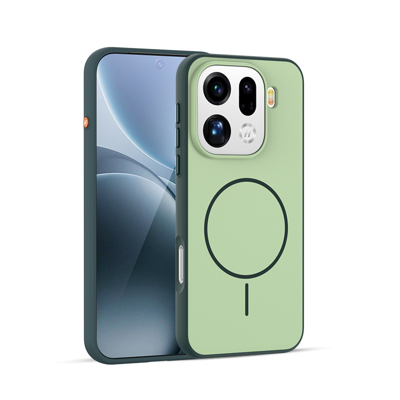 Fanrou ochranný obal pre OPPO Find X9 Pro – minimalistický štýl, matný povrch, 2-v-1 mäkký okraj a pevný zadný akryl, proti otlačkom prstov