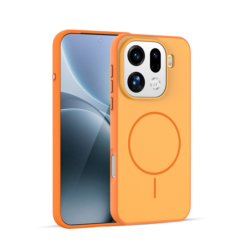 Fanrou ochranný obal pre OPPO Find X9 Pro – minimalistický štýl, matný povrch, 2-v-1 mäkký okraj a pevný zadný akryl, proti otlačkom prstov