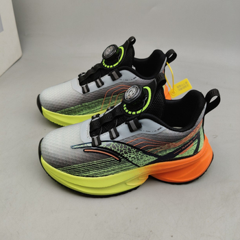 Pantofi sport pentru copii cu partea superioară din plasă, talpă EVA, unisex, pentru toate anotimpurile, model 9901 cu plasă dublă (7–12 ani)