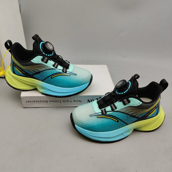 Pantofi sport pentru copii cu partea superioară din plasă, talpă EVA, unisex, pentru toate anotimpurile, model 9901 cu plasă dublă (7–12 ani)