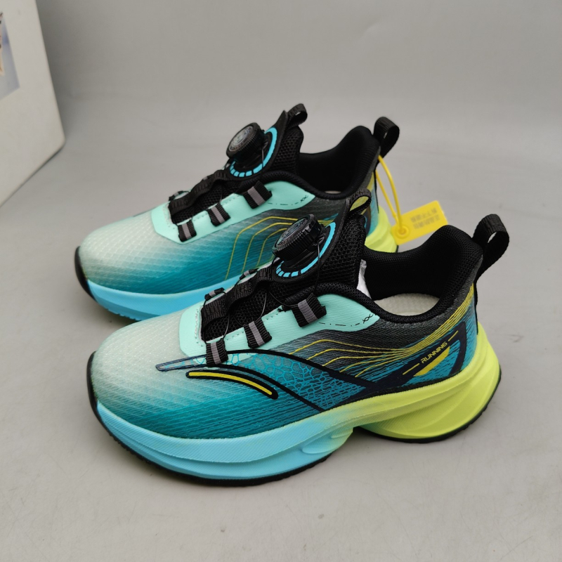 Pantofi sport pentru copii cu partea superioară din plasă, talpă EVA, unisex, pentru toate anotimpurile, model 9901 cu plasă dublă (7–12 ani)