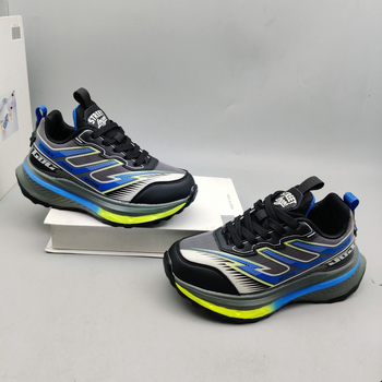 Pantofi sport pentru copii, din piele sintetică, cu șireturi, talpă EVA ușoară, unisex, 7–12 ani, toamna 2025