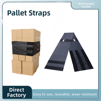 Șnur pentru mărfuri din nailon/poliester cu țesătură Oxford îngroșată, cu Velcro, pentru fixarea încărcăturii pe paleți – uz industrial