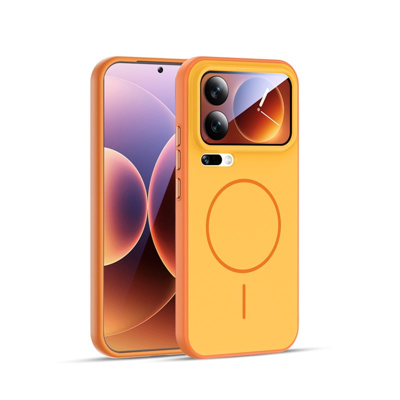 Carcasă pentru telefon Xiaomi 17Pro cu margine 2 în 1 moale și panou din acril dur, finisaj mat, protecție anti-cădere, compatibilă cu Xiaomi