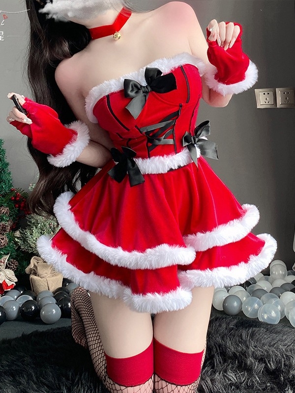 Xianyi Halloween kostim — Ženski cosplay za scensku izvedbu, koreanski velur, poliester s elastanom (80–90% poliester, <30% elastan), za igre i anime uloge, zima 2023
