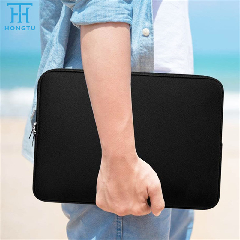 Torba s zaštitom s pjenastom podlogom za tablete i prijenosna računala, prozračni diving cloth materijal, gradski minimalistički stil, unisex, izlazak 2024 jesen