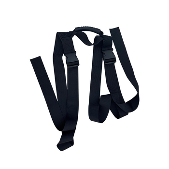 Bretea de transport în formă H, portabilă, cu cataramă îngroșată, țesătură din nylon