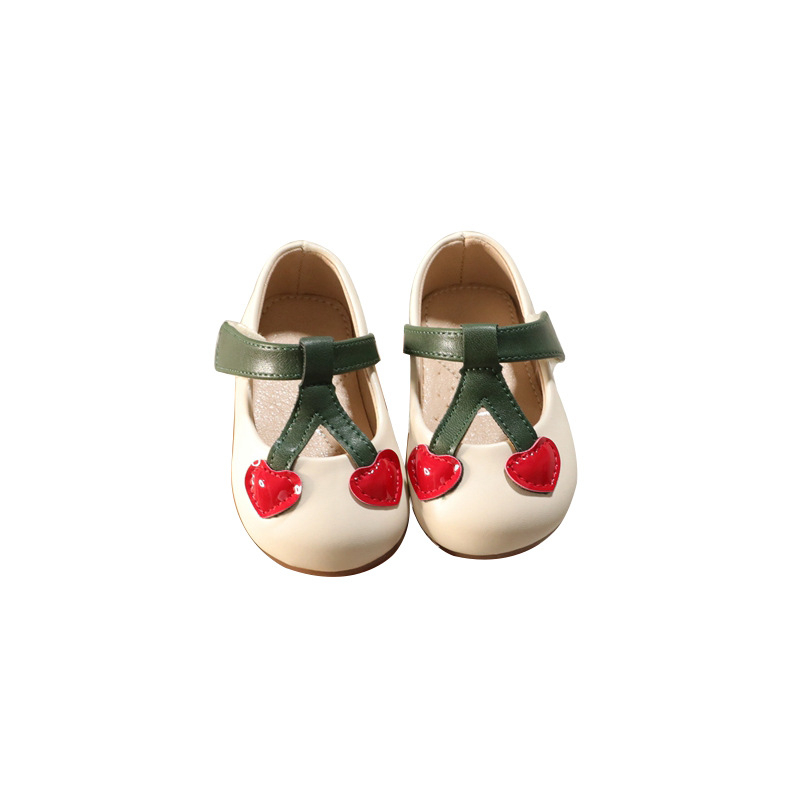 Cui Yaya pantofi din piele pentru copii 12–36 luni – talpă moale, respirabili, anti-derapare, Velcro, design desen animat