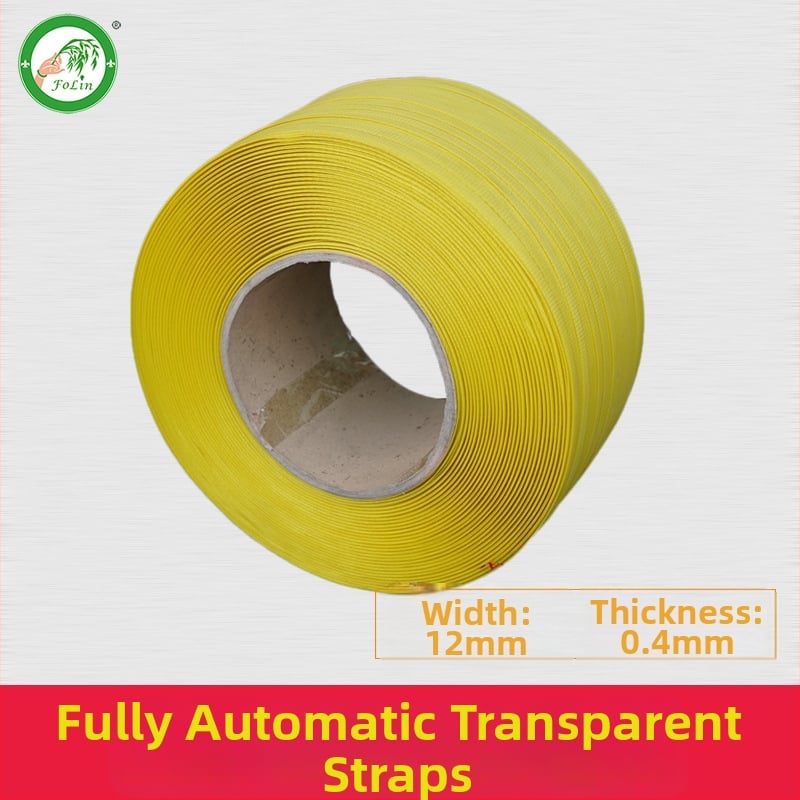 Automatikus csomagoló szalag PP-ből, 0,6 mm vastagság, modell 120*040, húzószilárdság 50 kg, osztály A