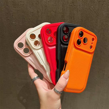 Kućište za iPhone 11 s zračnim jastučićem - sveobuhvatni stil, ovčja koža, sprej obrada, otpornost na pad