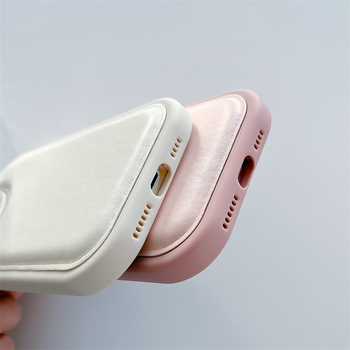 Kućište za iPhone 11 s zračnim jastučićem - sveobuhvatni stil, ovčja koža, sprej obrada, otpornost na pad