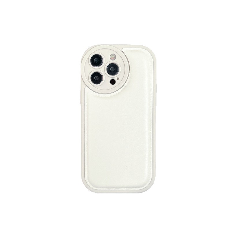 Kućište za iPhone 11 s zračnim jastučićem - sveobuhvatni stil, ovčja koža, sprej obrada, otpornost na pad