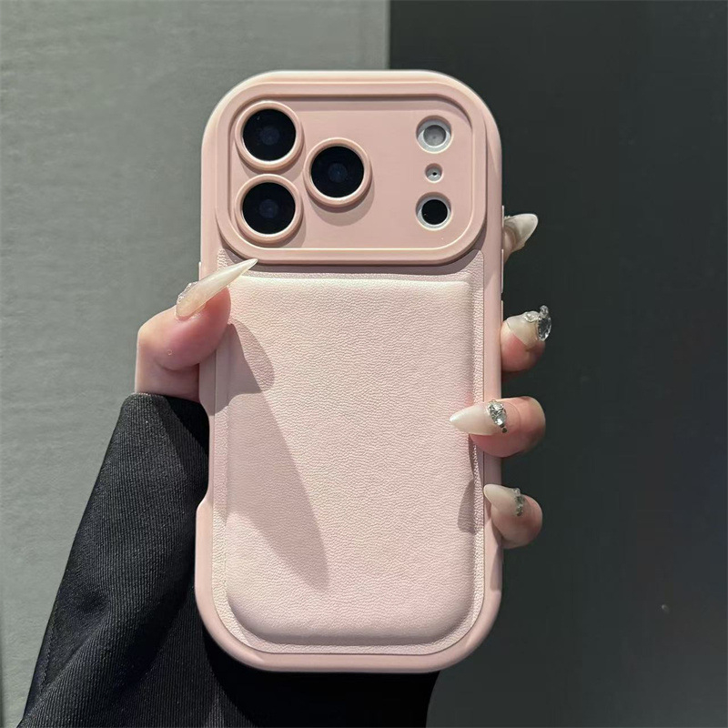 Kućište za iPhone 11 s zračnim jastučićem - sveobuhvatni stil, ovčja koža, sprej obrada, otpornost na pad