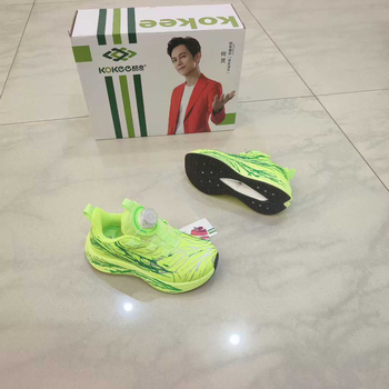 Pantofi sport pentru copii, cataramă rotativă, ușori, antiaderente la alunecare, absorbție a șocurilor, talpă EVA