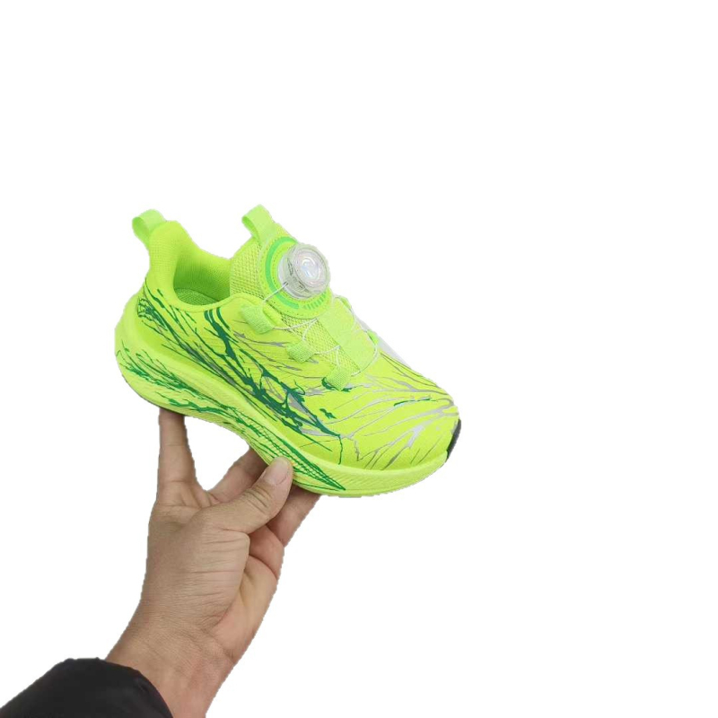 Pantofi sport pentru copii, cataramă rotativă, ușori, antiaderente la alunecare, absorbție a șocurilor, talpă EVA