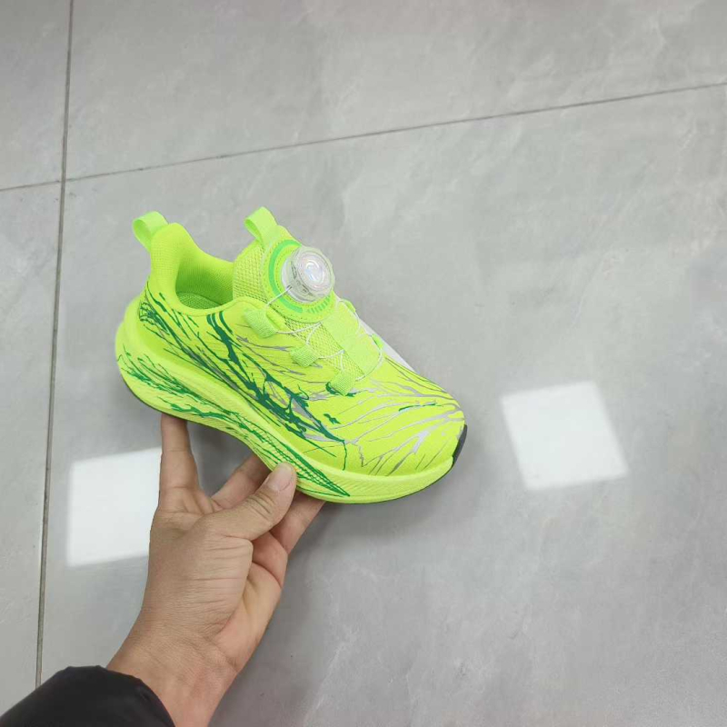 Pantofi sport pentru copii, cataramă rotativă, ușori, antiaderente la alunecare, absorbție a șocurilor, talpă EVA