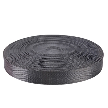 Bandă din nylon imitativă cu model herringbone — curele pentru rucsac, bandă de legare, curea pentru scaun; Brand: bissin webbing; Aplicații: rucsaci, curele, corturi, genți, lese pentru animale