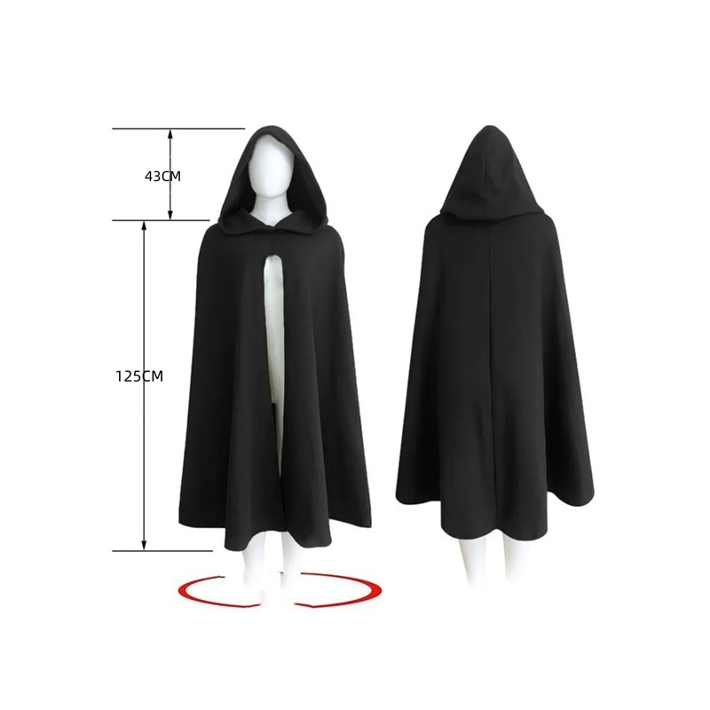 Srednjovjekovni renesansni kostim za Halloween za odrasle – unisex, za igre/ Anime uloge, zima 2025