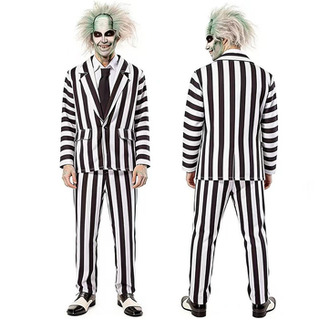 Cosplay set - prugasti kostim, mješavina pamuka 80%, unisex, proljeće 2024