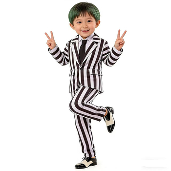 Cosplay set - prugasti kostim, mješavina pamuka 80%, unisex, proljeće 2024