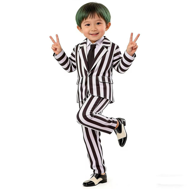 Cosplay set - prugasti kostim, mješavina pamuka 80%, unisex, proljeće 2024