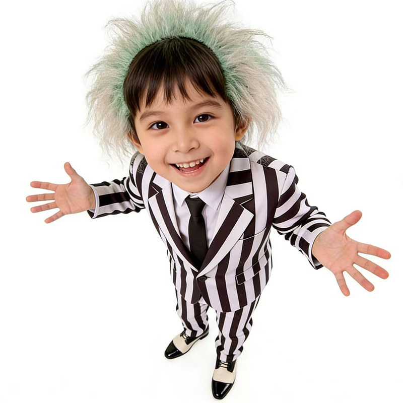 Cosplay set - prugasti kostim, mješavina pamuka 80%, unisex, proljeće 2024