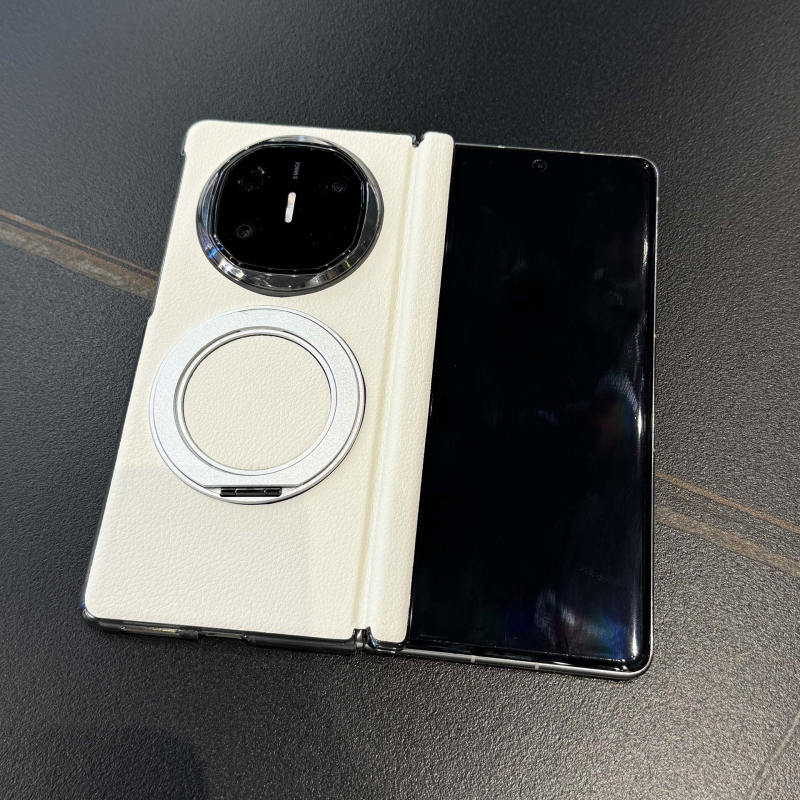 Θήκη Huawei Mate X6 από δέρμα με περιστρεφόμενη βάση και μαγνητικό περίβλημα, προστασία από κραδασμούς, αντιδακτυλικά αποτυπώματα