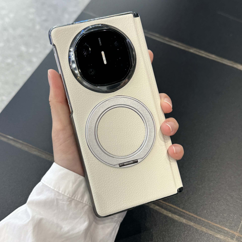 Θήκη Huawei Mate X6 από δέρμα με περιστρεφόμενη βάση και μαγνητικό περίβλημα, προστασία από κραδασμούς, αντιδακτυλικά αποτυπώματα