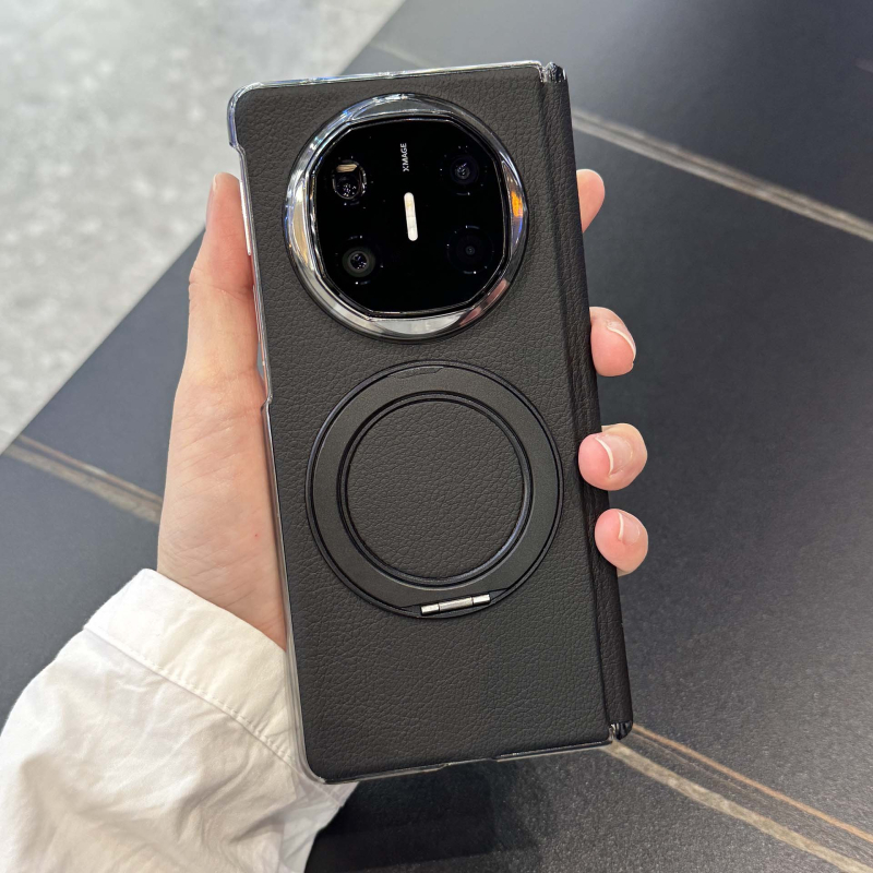 Θήκη Huawei Mate X6 από δέρμα με περιστρεφόμενη βάση και μαγνητικό περίβλημα, προστασία από κραδασμούς, αντιδακτυλικά αποτυπώματα