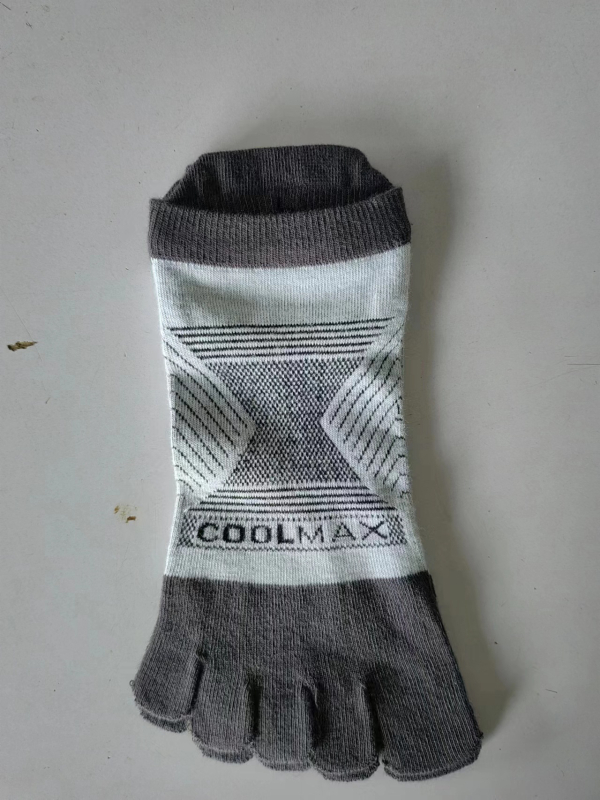 Muške Coolmax čarape s pet prstiju za planinarenje i maraton, kratke za trčanje na otvorenom