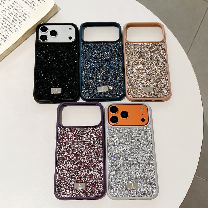 Weishun futrola za iPhone 17 Pro – Star Diamond, kristalno potpuno pokriće, tehnika bušenja bodova