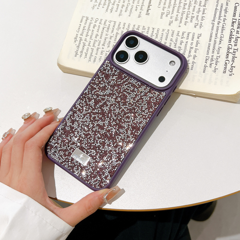Weishun futrola za iPhone 17 Pro – Star Diamond, kristalno potpuno pokriće, tehnika bušenja bodova