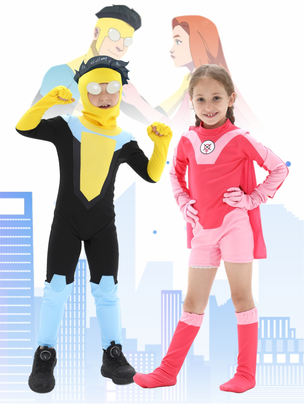 Halloween kostim za djecu za izvedbu, cosplay i školske zabave, unisex, 95% poliester.