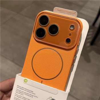 Carcasă de telefon cu textură lychee, inel magnetic, protecție totală împotriva căderilor, suprafață antiderapantă, disipare a căldurii