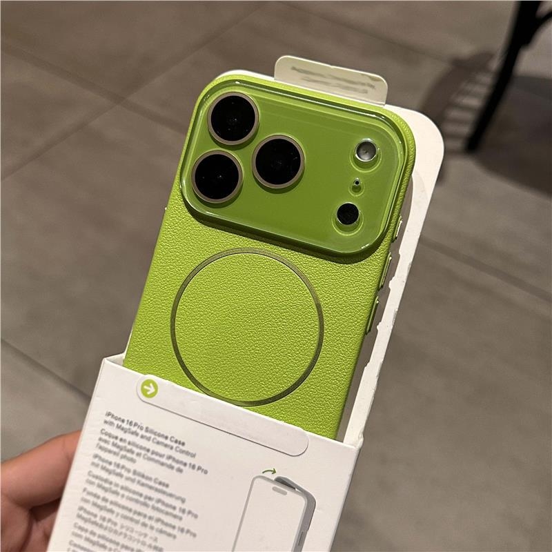 Carcasă de telefon cu textură lychee, inel magnetic, protecție totală împotriva căderilor, suprafață antiderapantă, disipare a căldurii