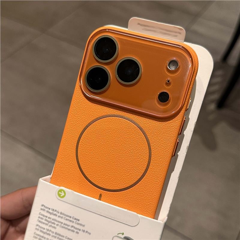 Carcasă de telefon cu textură lychee, inel magnetic, protecție totală împotriva căderilor, suprafață antiderapantă, disipare a căldurii